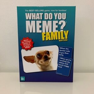 What Do you Meme? Board Game Family Addition Match Funny Captions to Make Memes